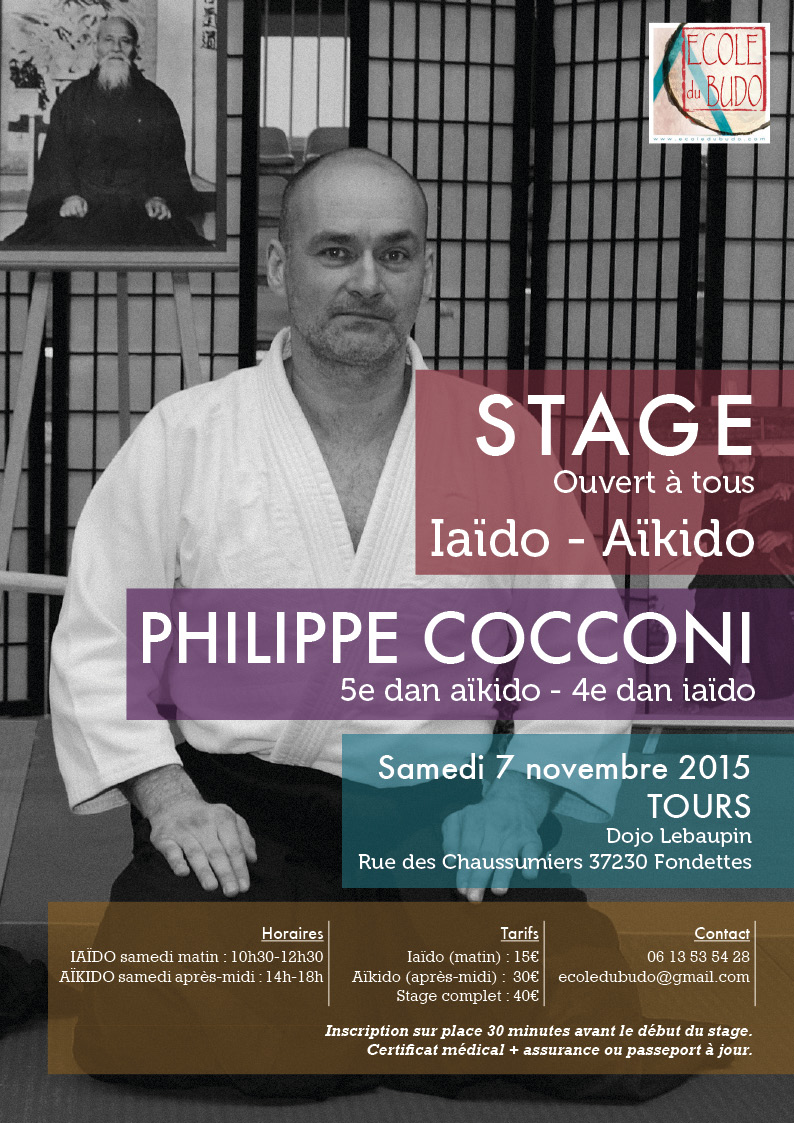 Affiche stage cocconi nov 2015
